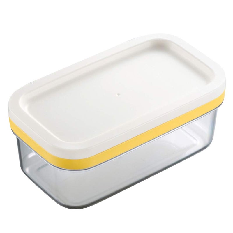 RICH Butter Case With Bamboo Lid - Dish Container for Food Storage, Rectangle Keeper With Sealing Lid - Image 1